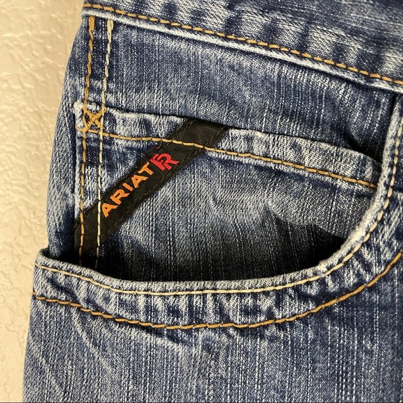 Ariat Work FR Low Rise M4 Boot Jeans Size 38X30 - Picture 4 of 11